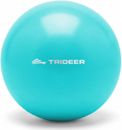 23cm / 9" Pilates Exercise Ball – Anti-Burst Mini Yoga Ball, 120kg Capacity for Core Strength, Balance, Fitness & Physical Therapy – Inflatable Straw Included