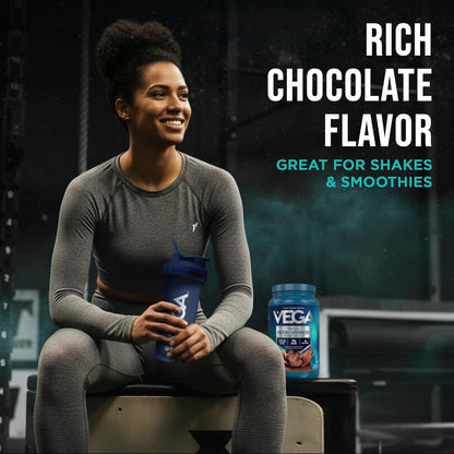 Premium Protein + Supergreens, Chocolate – 20G n Protein, Dairy & Gluten Free, 28.8 Oz (25 Servings)