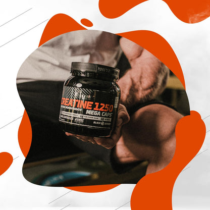 Olimp Creatine 1250 Mega Caps – 400 Capsules | High-Strength Creatine Monohydrate Sports Supplement for High-Intensity Exercise & Strength Training