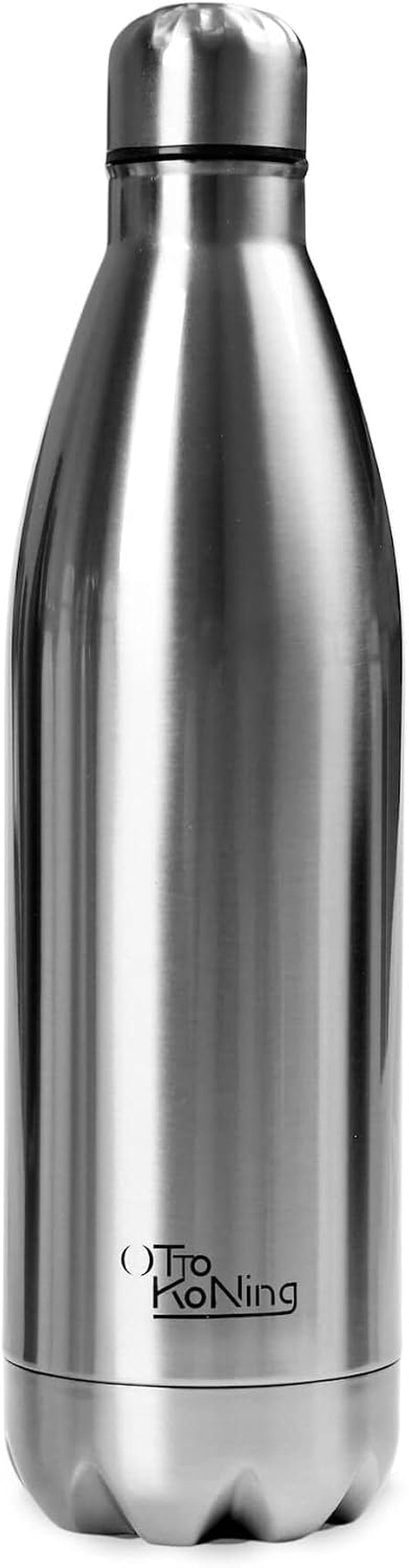 1L Stainless Steel Water Bottle – Vacuum Insulated, Leak-Proof & BPA-Free | 18/8 Steel, Hot 12H & Cold 24H | Gym, Hiking, Cycling & Office