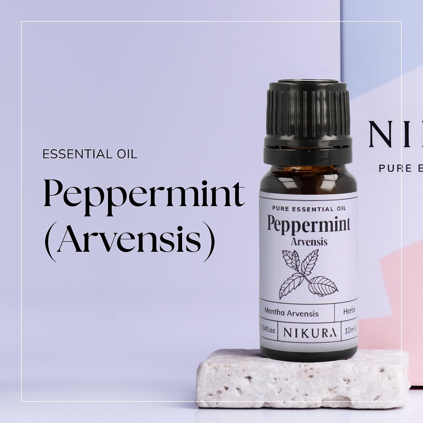 Peppermint Essential Oil (Arvensis) 100ml – Pure & Natural Vegan UK-Made Oil for Aromatherapy, Diffusers, Home Fragrance, Hair Care, Candle & Soap Making