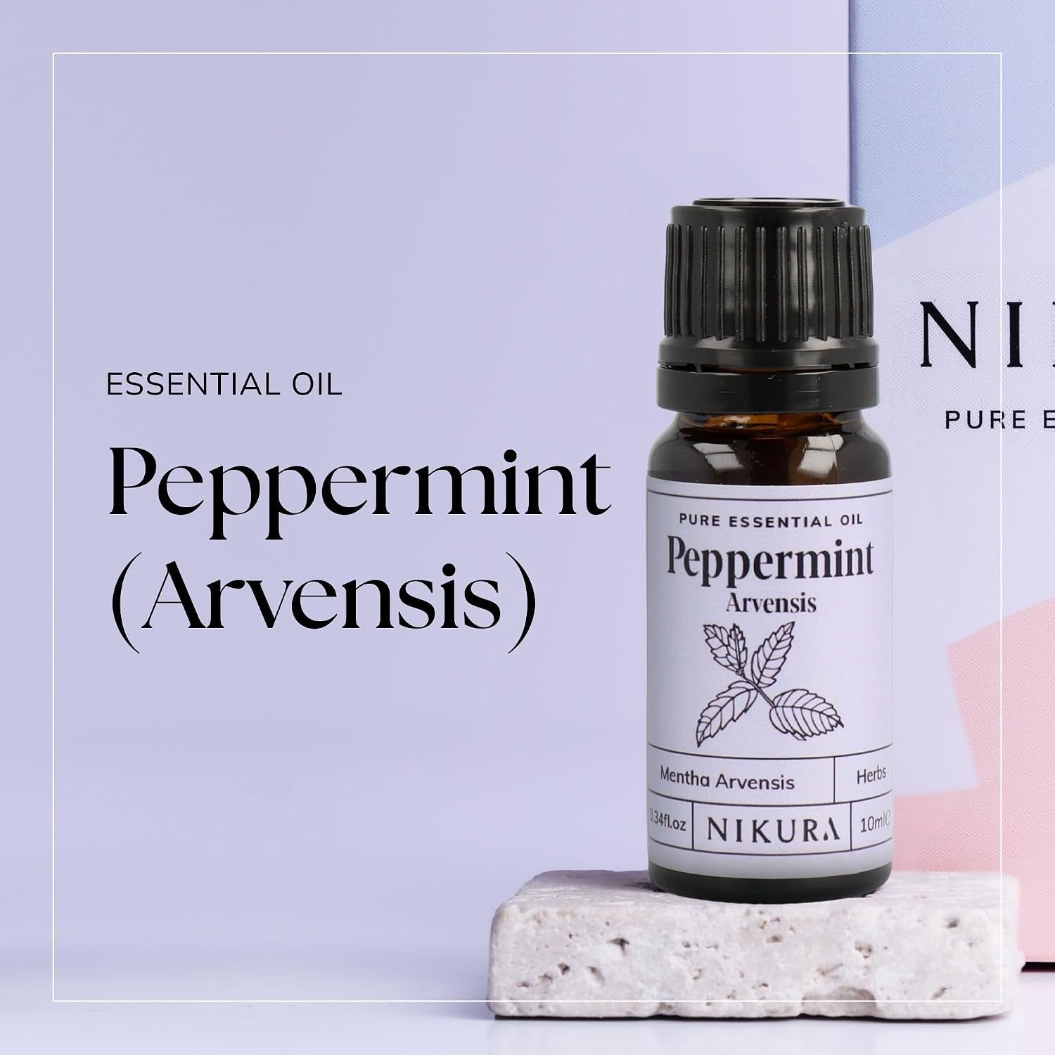 Peppermint Essential Oil (Arvensis) 100ml – Pure & Natural Vegan UK-Made Oil for Aromatherapy, Diffusers, Home Fragrance, Hair Care, Candle & Soap Making