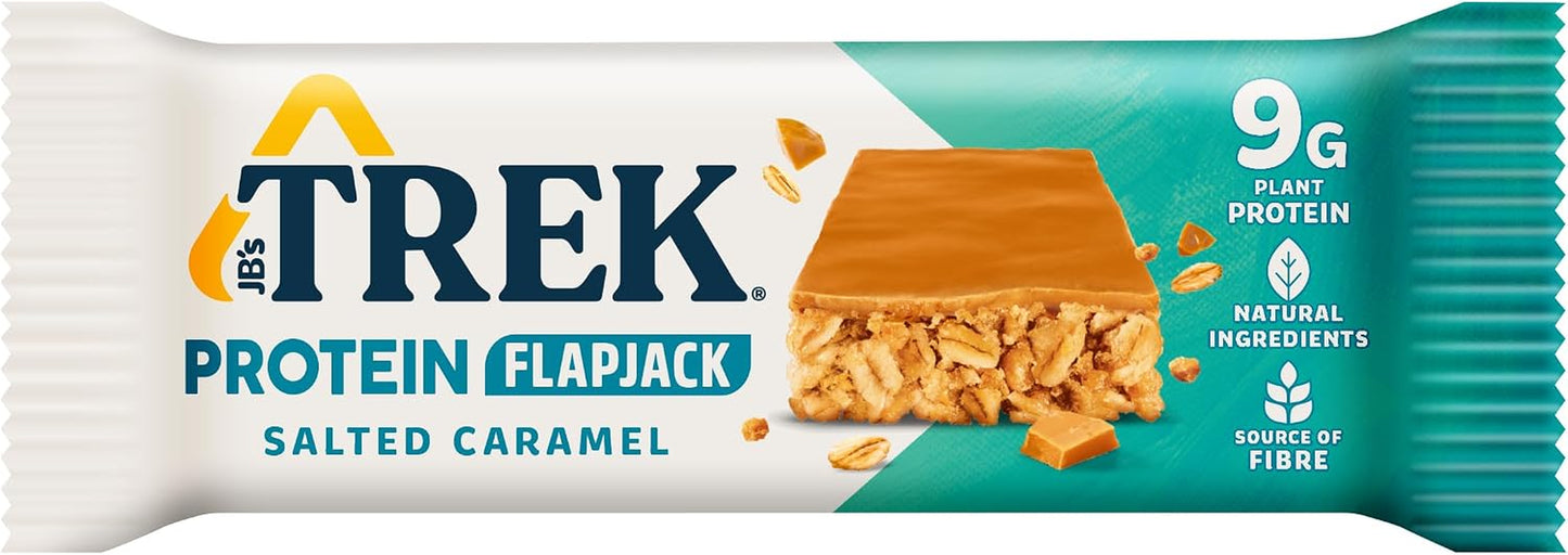 Protein Flapjack Salted Caramel 16X50G Plant-Based Protein, Vegan