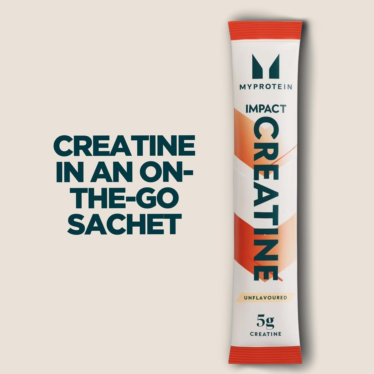 Impact Creatine Sachets | 30 X 5G (30 Servings) | Single-Serve Pure Micronised Creatine Monohydrate Powder | 5G per Serving | Supports High-Intensity Training & Recovery | Unflavoured