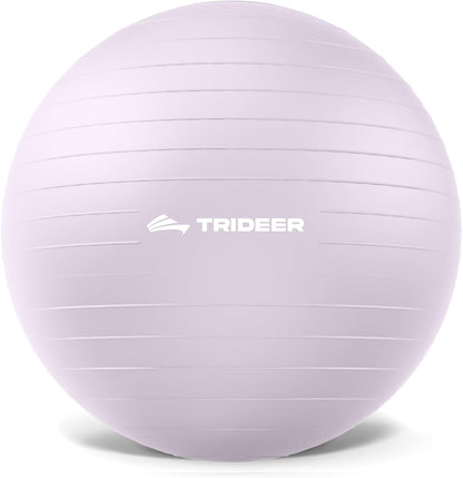 Professional Exercise & Yoga Ball with Pump – Anti-Burst Heavy Duty Gym Ball for Pilates, Fitness, Core Training, Balance & Office Chair