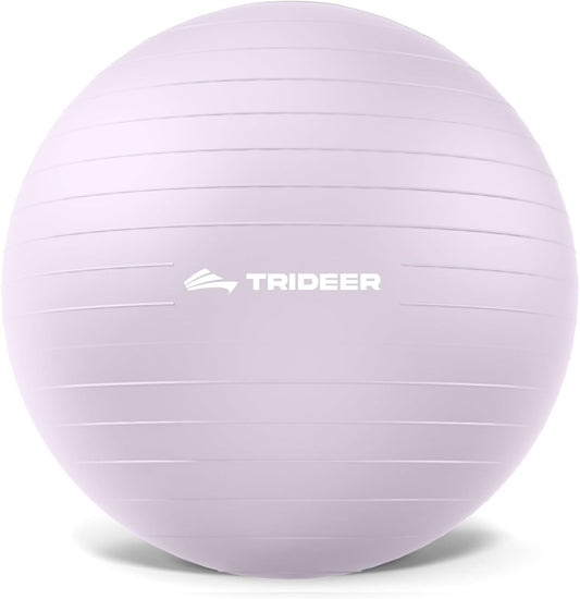 Professional Exercise & Yoga Ball with Pump – Anti-Burst Heavy Duty Gym Ball for Pilates, Fitness, Core Training, Balance & Office Chair