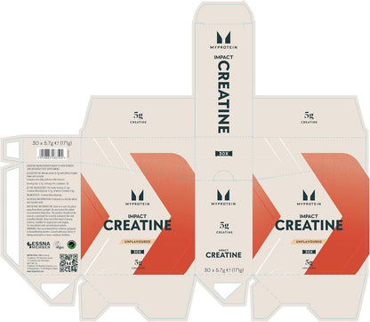 Impact Creatine Sachets | 30 X 5G (30 Servings) | Single-Serve Pure Micronised Creatine Monohydrate Powder | 5G per Serving | Supports High-Intensity Training & Recovery | Unflavoured