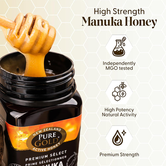 Manuka Honey 525+ MGO Certified – 250g Premium Raw & Unpasteurised New Zealand Honey, Ethically Sourced & Home Traceable – 1 Pack