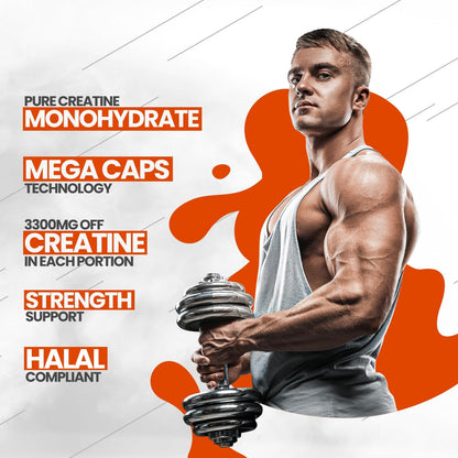 Olimp Creatine 1250 Mega Caps – 400 Capsules | High-Strength Creatine Monohydrate Sports Supplement for High-Intensity Exercise & Strength Training