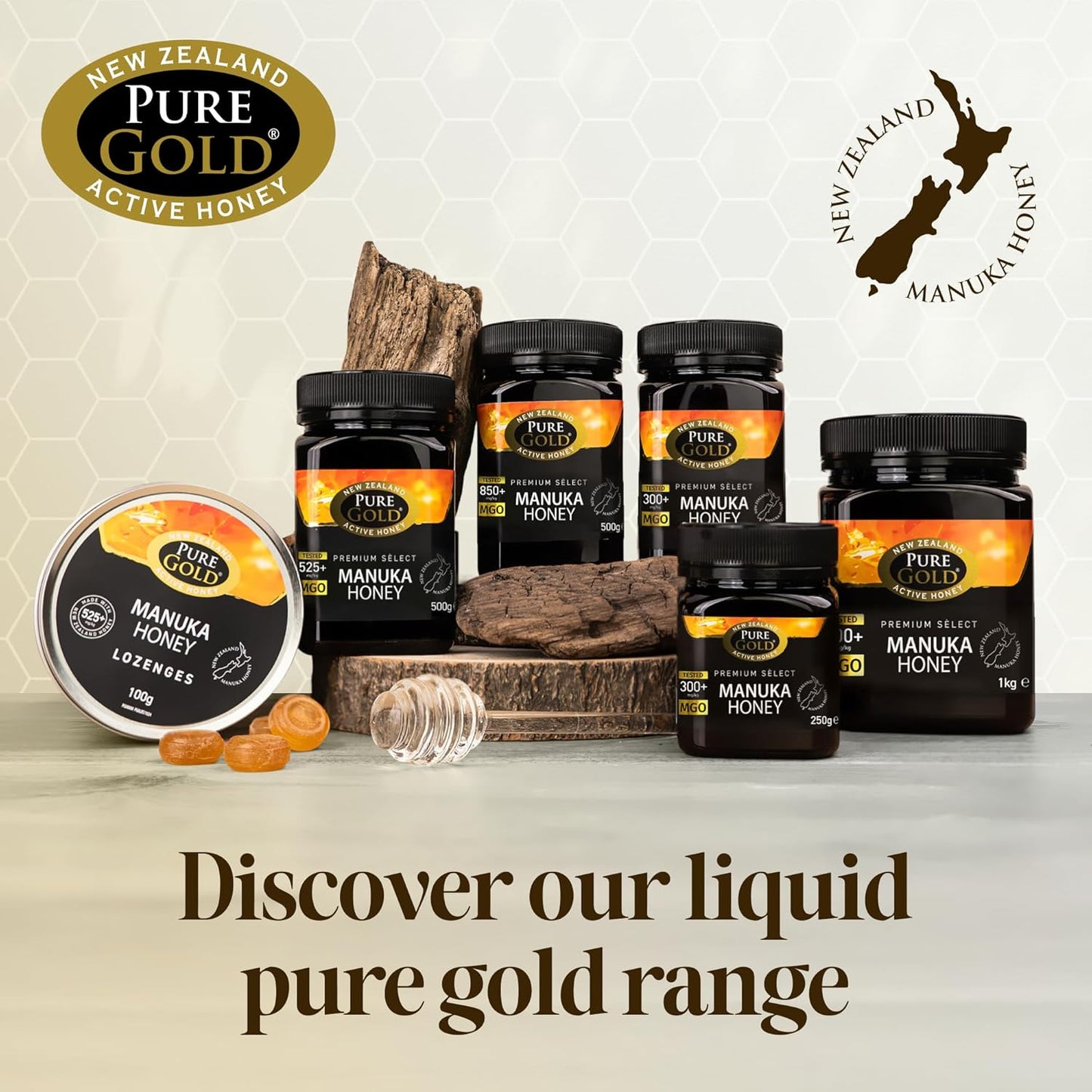 Manuka Honey 525+ MGO Certified – 250g Premium Raw & Unpasteurised New Zealand Honey, Ethically Sourced & Home Traceable – 1 Pack