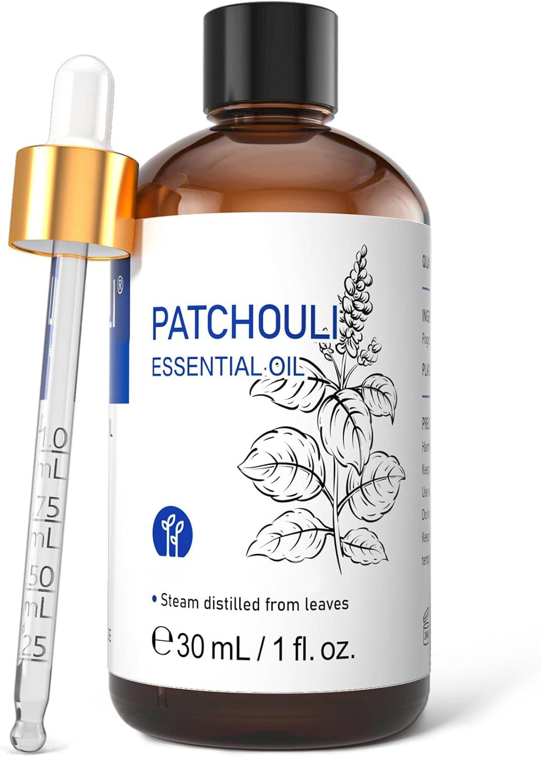 Patchouli Essential Oil for Diffuser,Aromatherapy,Skin&Hair Care | for Facial Care, Hair Use, Aroma Diffuser, Candle Craft,Soap Making&Diy Perfume-Daily Bottle 30Ml/1 Fl Oz