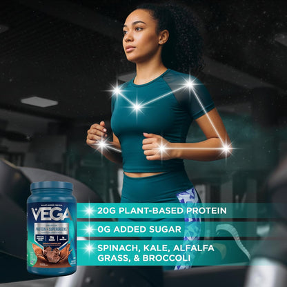 Premium Protein + Supergreens, Chocolate – 20G n Protein, Dairy & Gluten Free, 28.8 Oz (25 Servings)