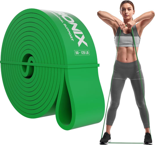 Bionix Resistance Bands Set for Men & Women – Pull-Up Assist Bands with Handles & Door Anchor for Strength Training, Calisthenics, CrossFit, Yoga & Home Gym Workouts